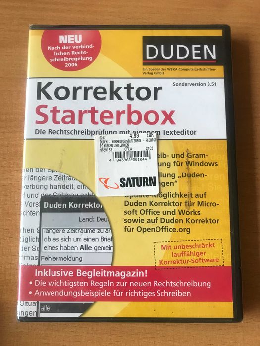 Korrektor Starterbox