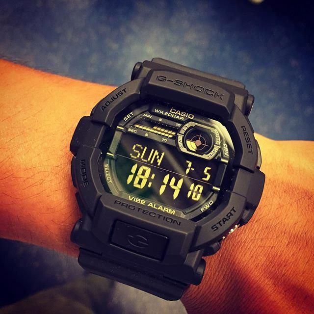 Мужские часы Casio GD-350-1B ! Оригинал! Фирменная гарантия 2 года!