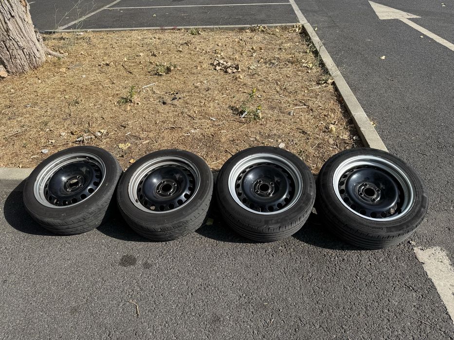 Jantes ferro alargadas r15 4x100 7j 7,5j