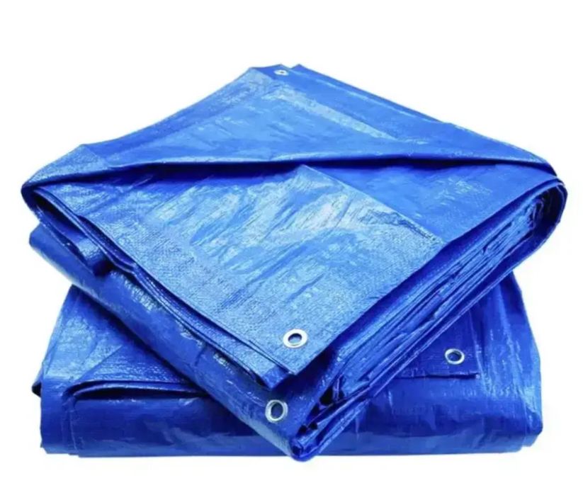 Тент 150 м2, 60 г/м2 "Blue" 10х15 м тент від дощу та снігу