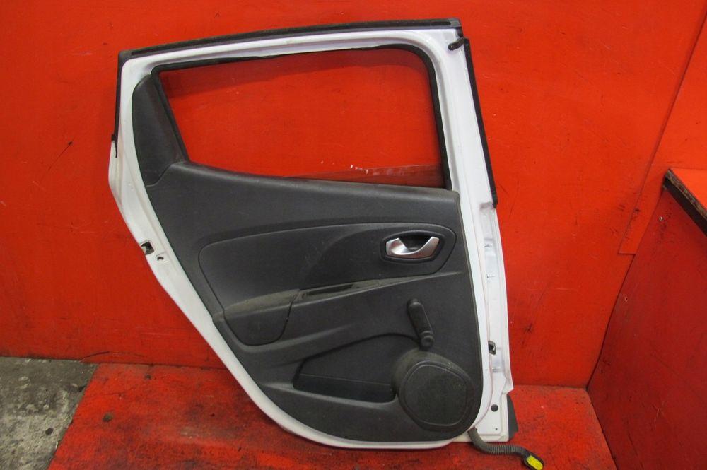 renault clio 4 iv białe ov369 0v369 drzwi tył lewe 5d