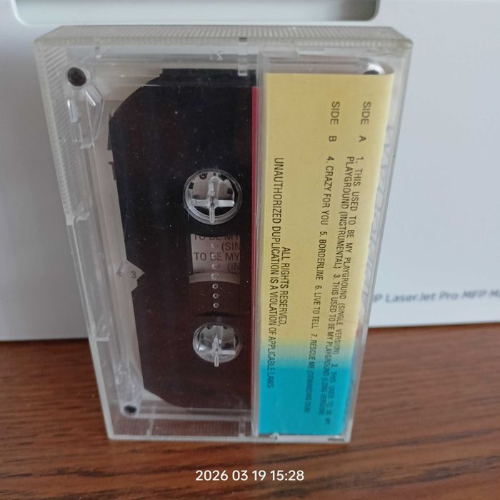 Kaseta: Madonna «This Used To Be My Playground»