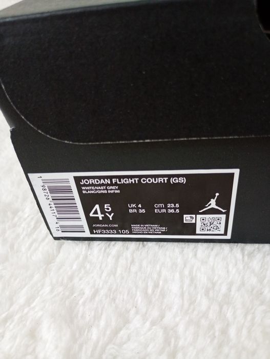 Białe sneakersy Jordan flight court nowe rozmiar 36,5