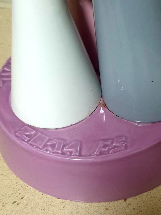 Escultura em faiança moderna "NATAL Cencal 2014 Ferreira da Silva