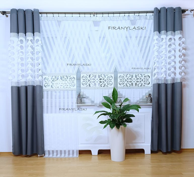 Firany Firanki Ażury 120x160 Panele do pokoju