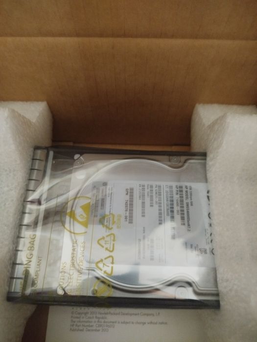 Жесткий диск для сервера HP 4 тб SAS 3.5 7.2к и  HP 600gb SAS 2.5 3PAR