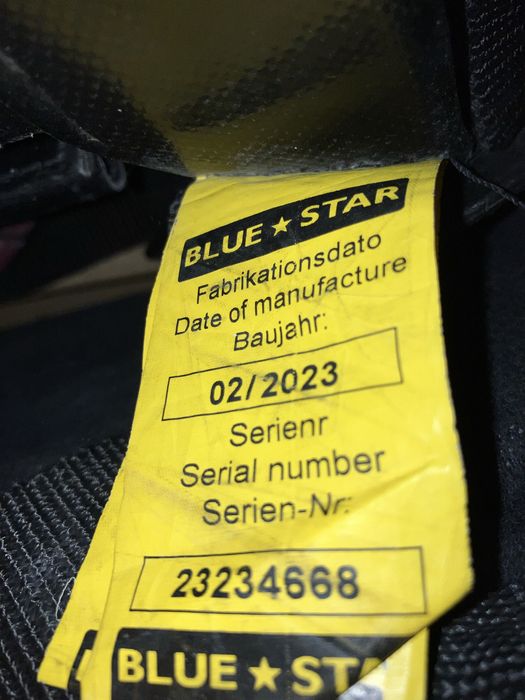 Uprząż Blue Star + lonża z absorberem z dużymi hakami