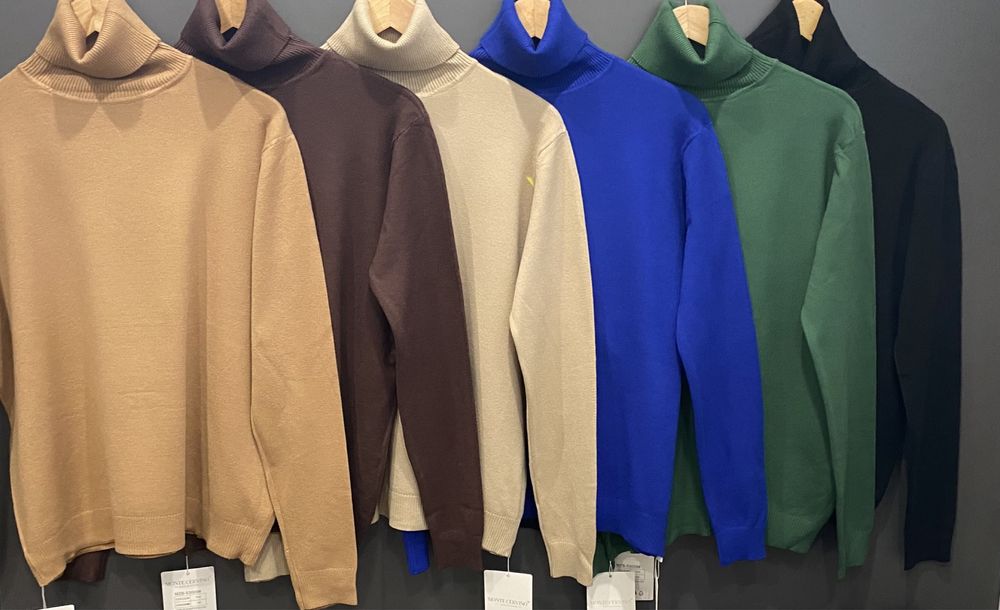 Жіночі гольфи Італія L-XXL великий розмір батал водолазка светр