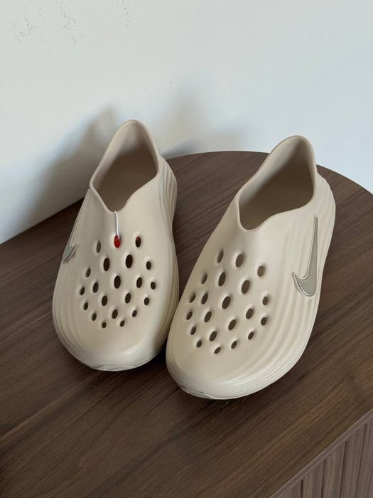 Оригинал Nike ReactX Rejuven 8 (HV5062 100) крокси від найк бежеві летние женские crocs найк реакт