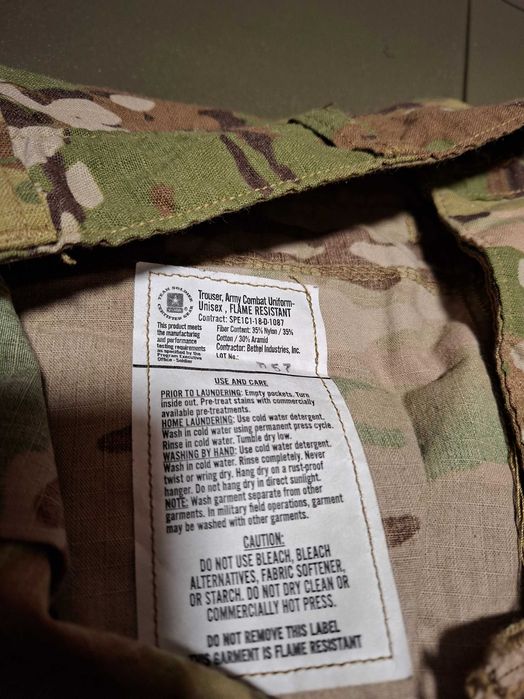 Spodnie US Army wojskowe multicam OCP M/L