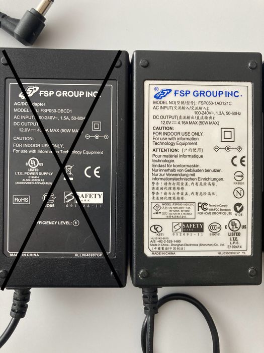 AC/DC Adapter 12V 50W , 12V 35W