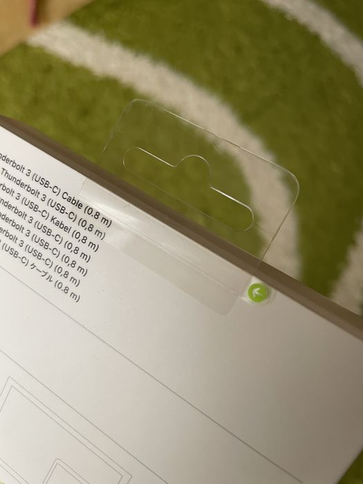 Кабель Apple Thunderbolt 3 новий 0.8м (MQ4H2ZM/A) 100w USB-C