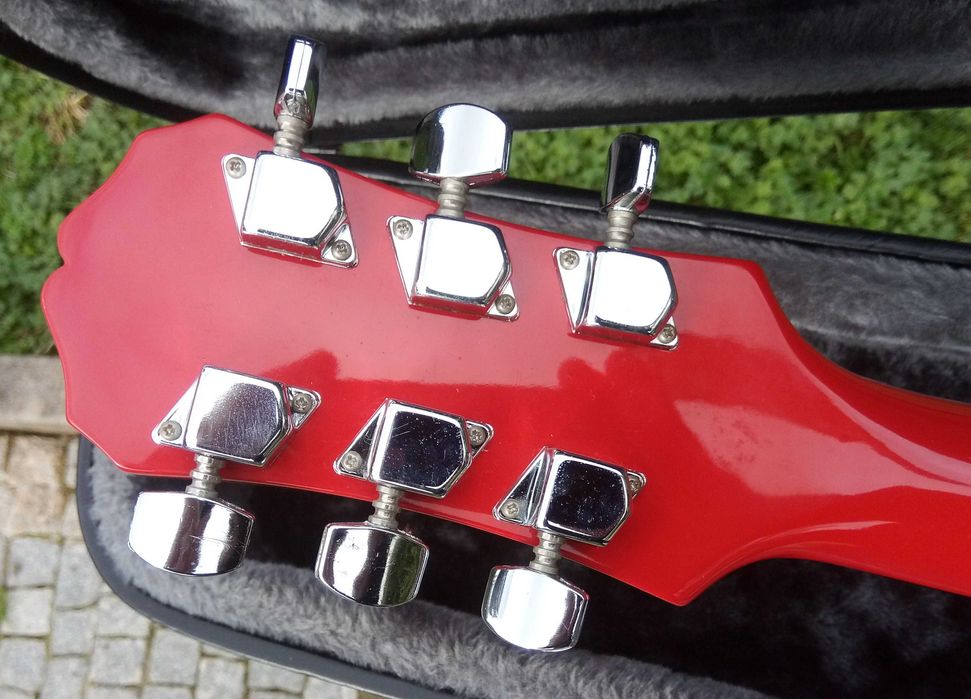 (Guitarra EPIPHONE GIBSON Made In Korea 1998 Rara ou On Off) e Estojo