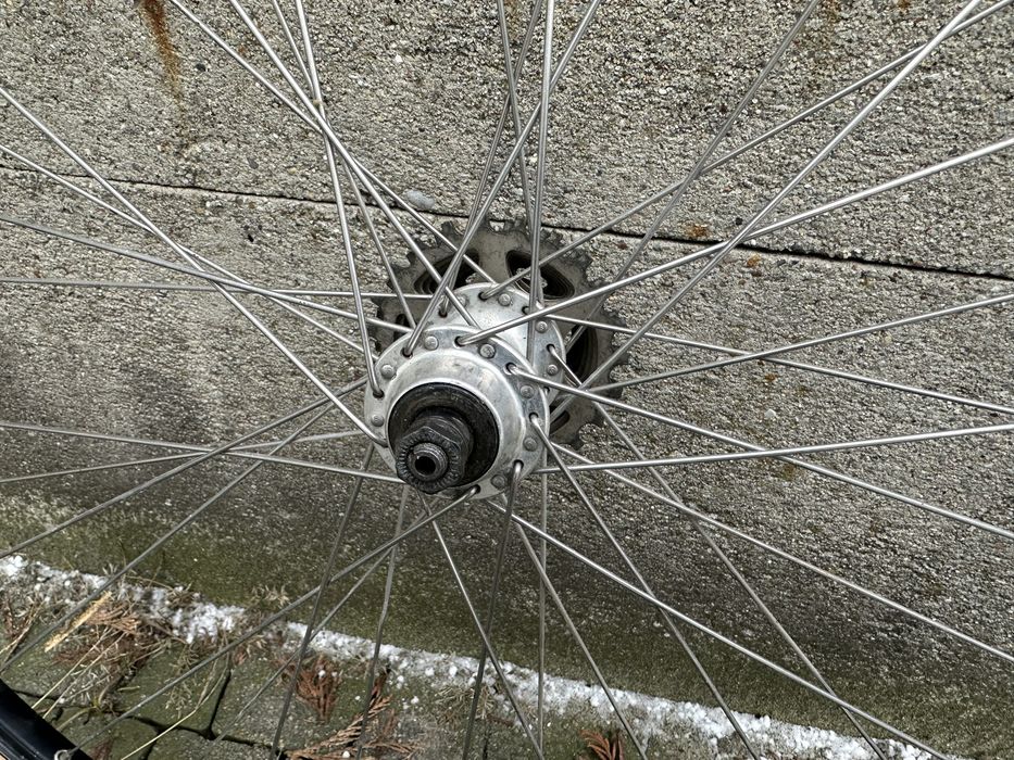 Retro komplet kół rowerowych Campagnolo Record Ambrosio Excursion 662
