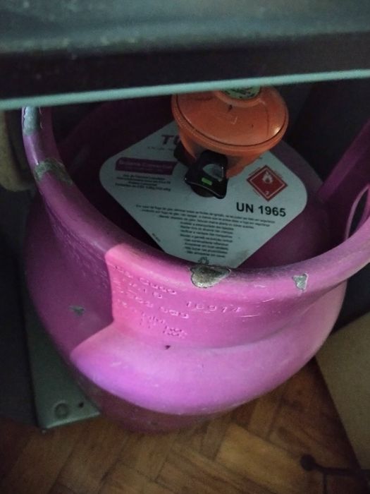 Aquecedor a gás de botija