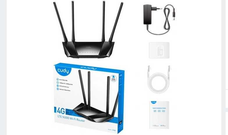 Router CUDY LT400 2.4 GHz, Gniazdo SIM + GRATIS