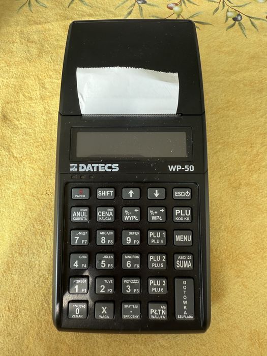 Kasa fiskalna Datecs używana wyrejestrowana na części