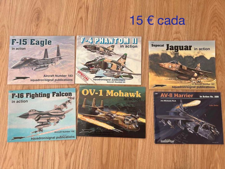 Aviação. Aviões militares. Military Aviation. Livros. Books.