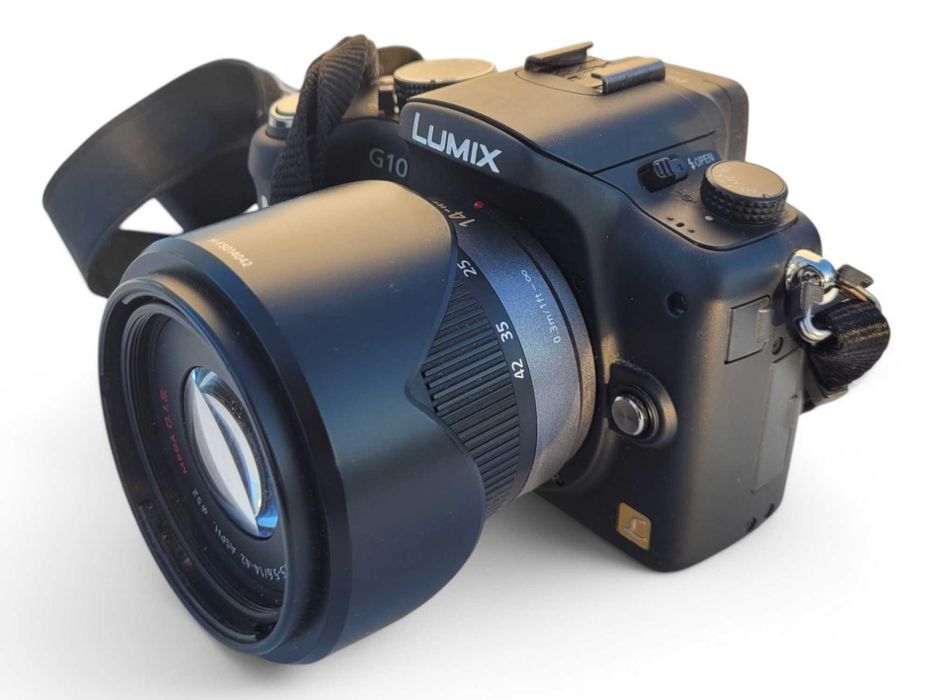 Aparat Lumix Panasonic DMC G10 + Torba, Aku, Karta SD + 14-42 mm