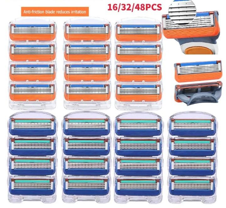 8 шт Gillette Fusion5 картриджи, бритвенные кассеты лезвия