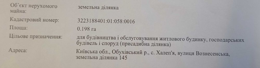 Земельна ділянка