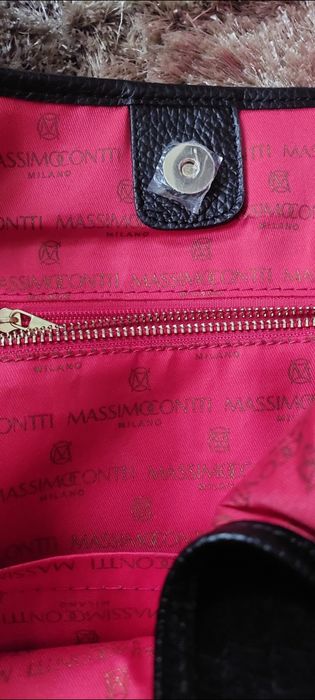 Duża torebka Massimo Conti skóra