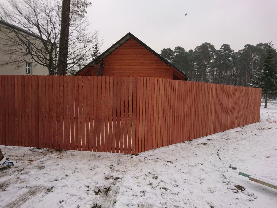 Drewniane SZTACHETY olchowe szlifowane
