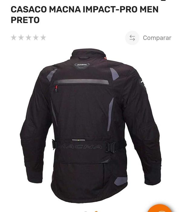 Blusão MOTARD  MACNA PRO novo. 4 estações