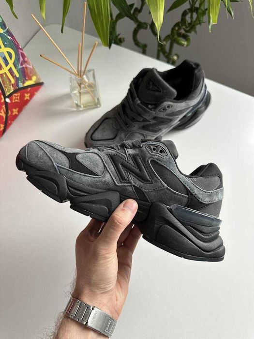 ХУТРО! New Balance 9060 Grey Black Fur 37 38 39 40 41 42 43 44 45 46
