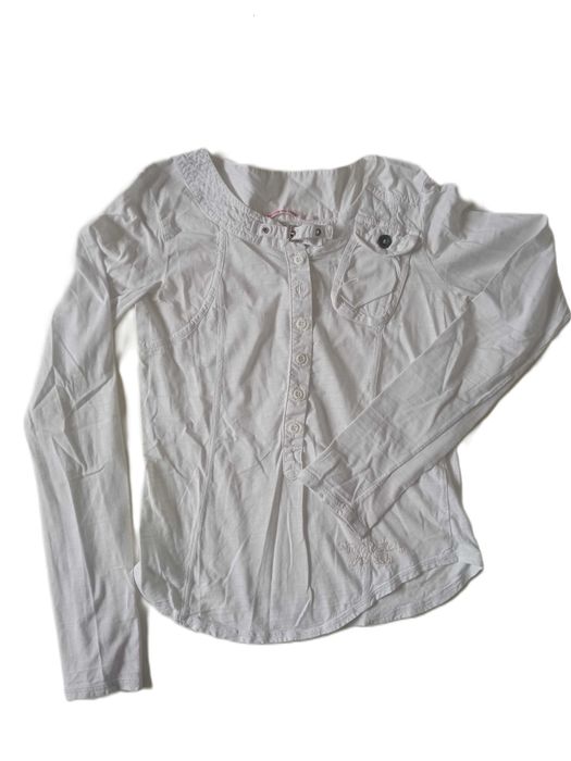 Nolita włoska koszulka bluzka biała r 164/14