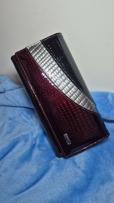 Кошелёк женский натуральная кожа гаманець жіночій шкіряний червоний