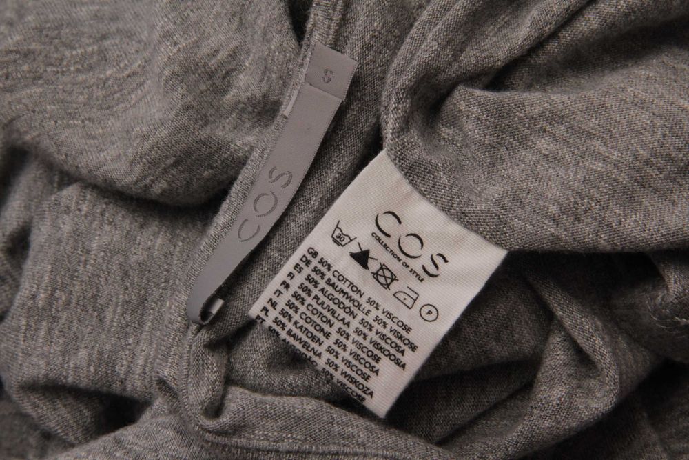 COS рр S пончо из хлопка и вискозы