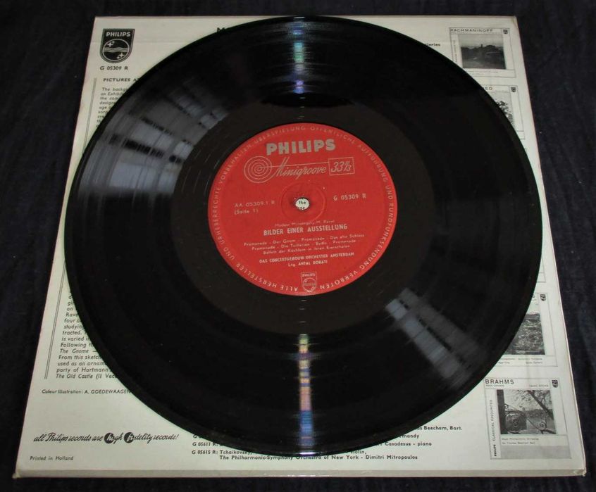 Vinil LP Moussorgsky / Ravel The Concertgebouw Orchestra Antal Dorati