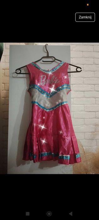 Strój Sukienka barbie na bal r 104