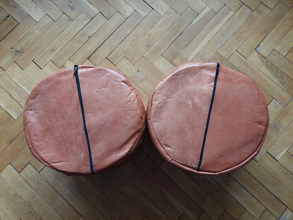 Pufa skórzana szt 2