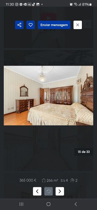 Quarto clássico completo em muito bom estado