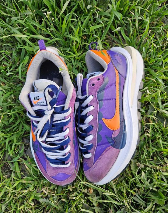 Nike sacai dark iris 43 кроссовки