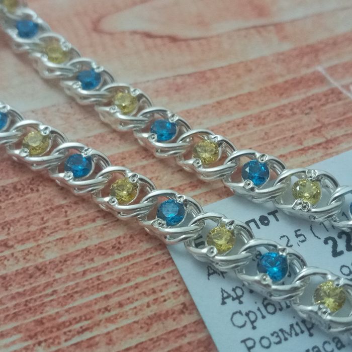 Серебряный браслет национальный женский браслет серебро 925 пробы