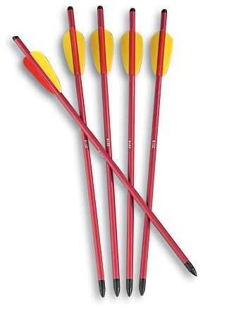 Bełty do kuszy strzały groty 6 sztuk aluminiowe MOCNE