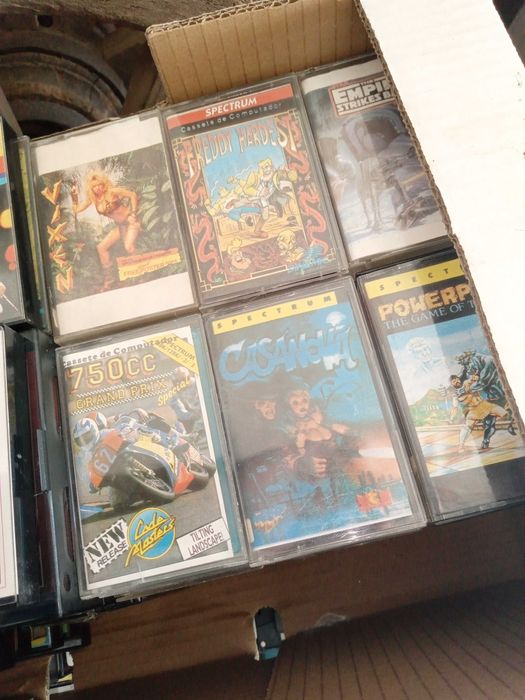 70 cassetes de jogos Spectrum