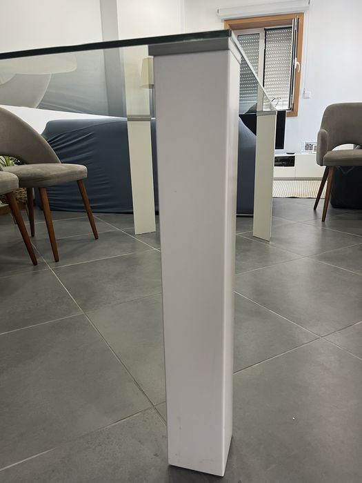 Mesa em vidro sala de jantar