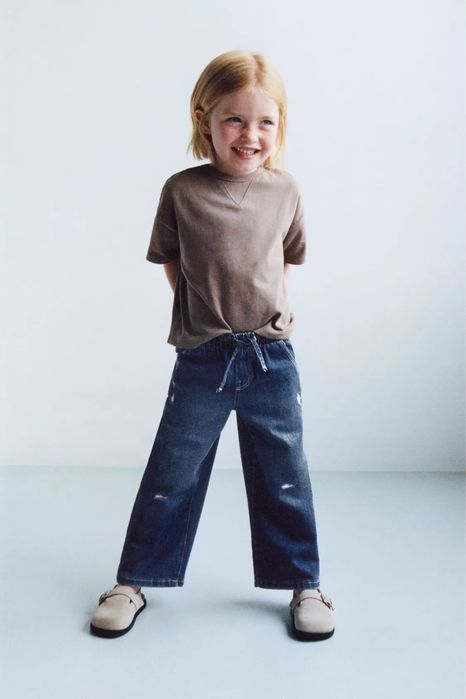 Джинси marine, wide leg 98,104,110,116