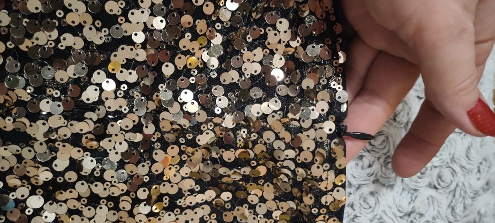 Suknia wieczorowa Sylwester Złota Syrenka