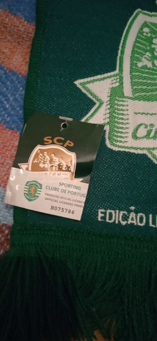 Cachecol SCP troféu cinco violinos 2012. 106 anos do SCP