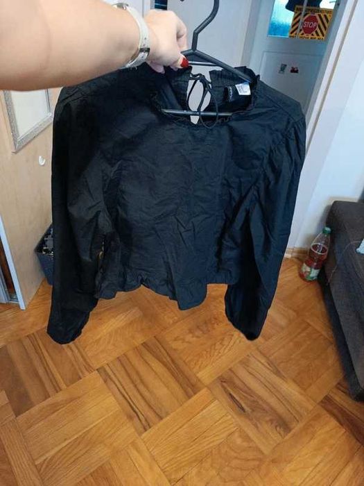 Czarna bluzka H&M