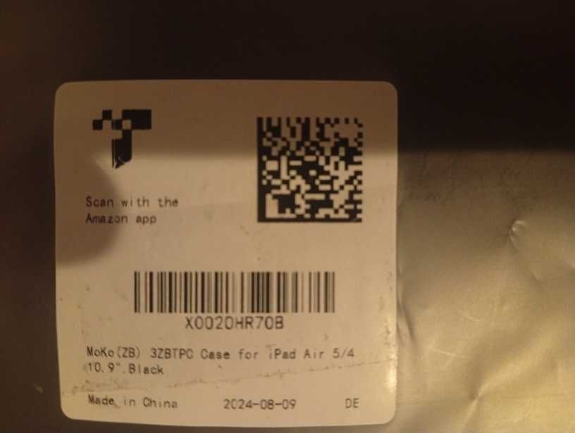 MoKo Capa para iPad Air 5ª geração, 10,9" - NOVO