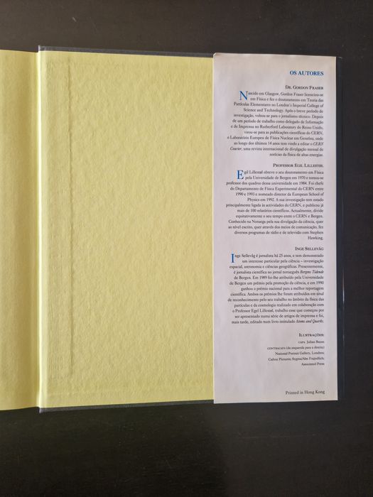 "À Descoberta do Infinito - Os Mistér. do Univ.", introd. S. Hawking