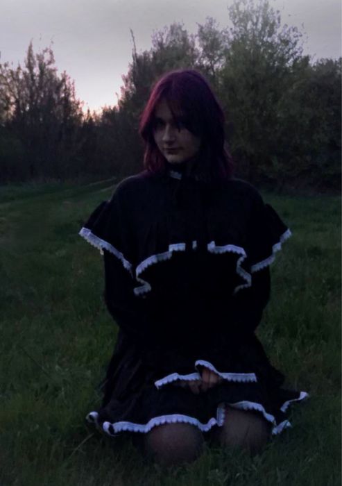 Готична сукня / Gothic dress / чорна сукня з мереживом