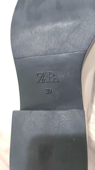Чоботи Zara шкіряні