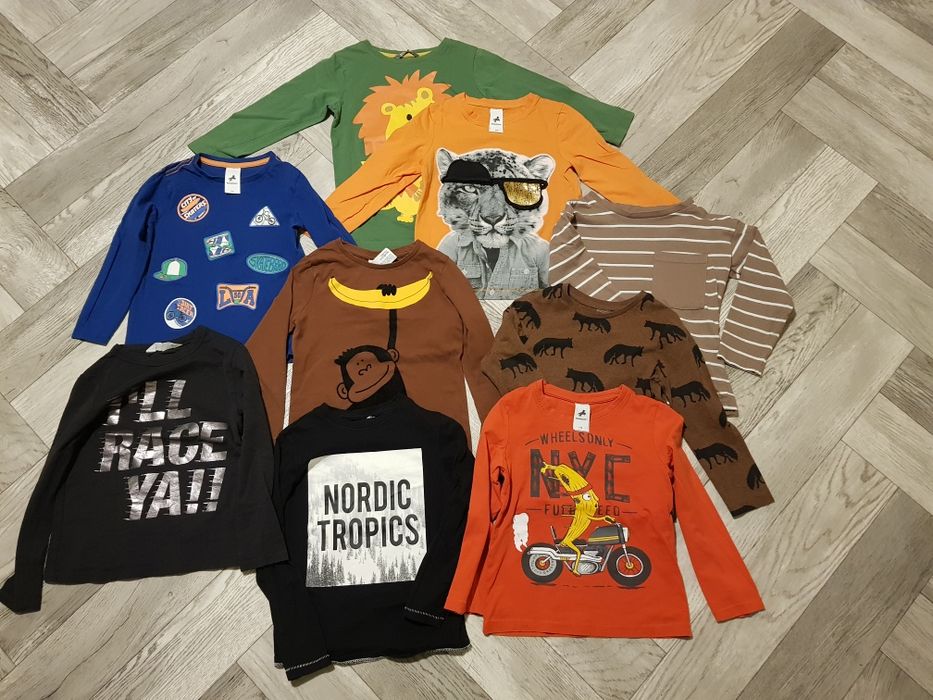 Bluzki długi rękaw 110/116